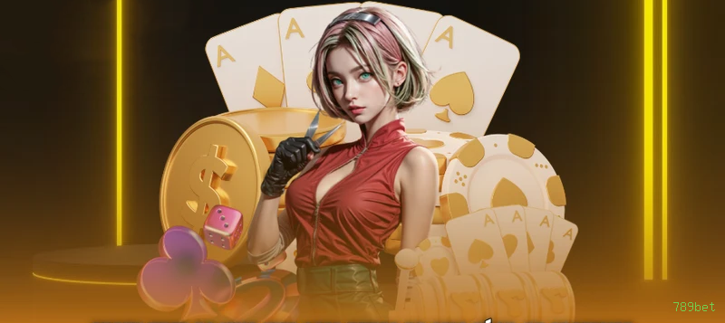Imagem promocional do cassino online da 789bet mostrando jogos ao vivo